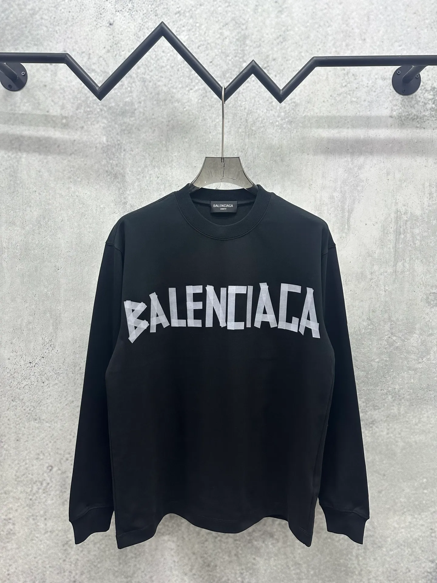 120💰 Balenciaga 2026ss 380g Versatile Same Style -Size：S M L XL -Color：Black
